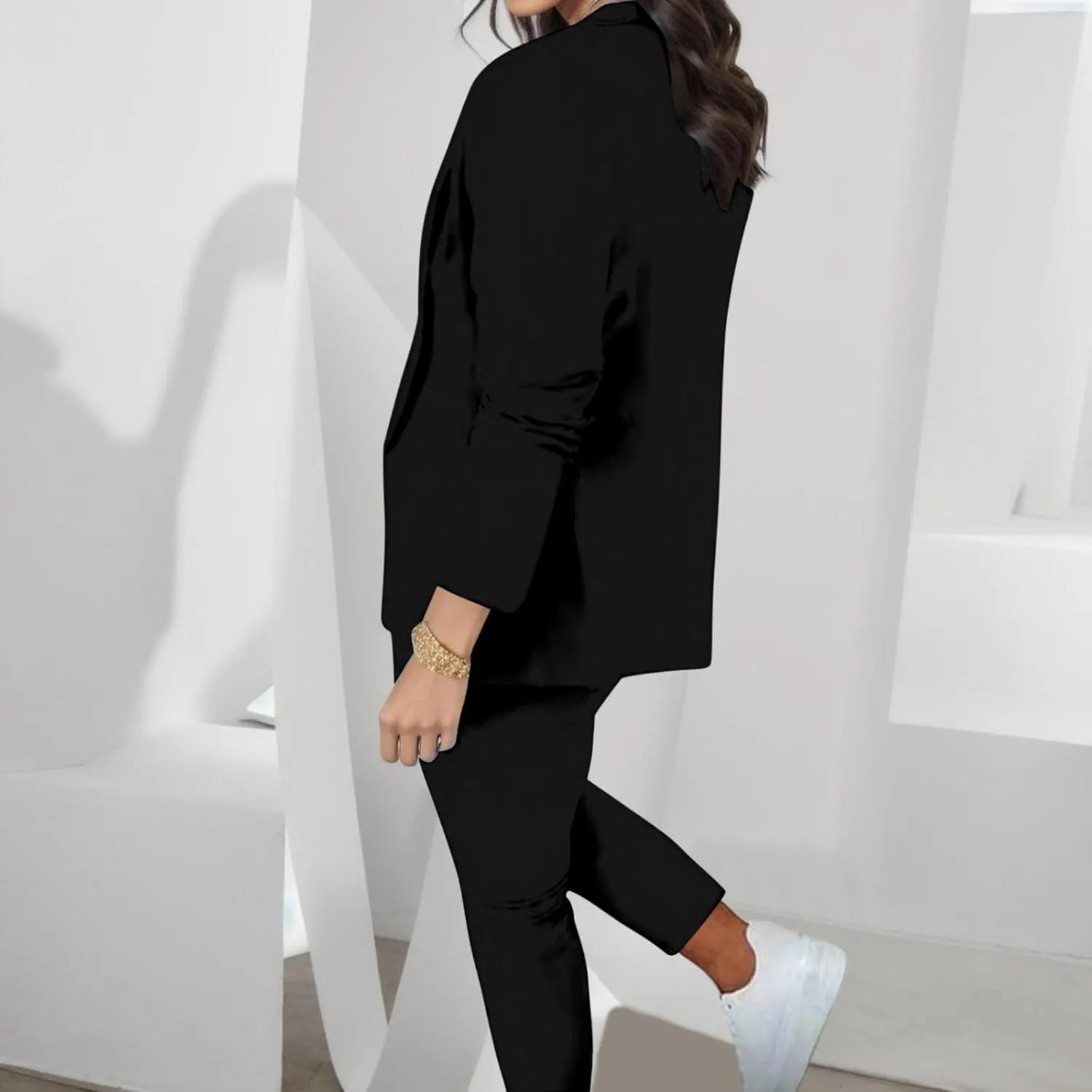 2 Piece Sets for Women Plus Size Women Business Casual Sets Two Piece Outfits Office Work Wear Office Dress Blazer