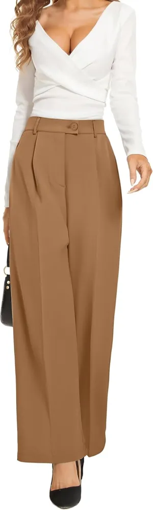 2025 Work Pants for Women Business Casual Office Dress Pants Trousers with Pockets