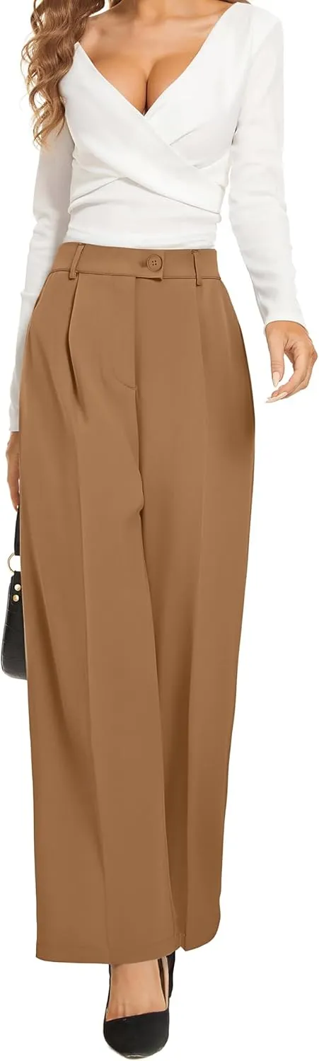 2025 Work Pants for Women Business Casual Office Dress Pants Trousers with Pockets