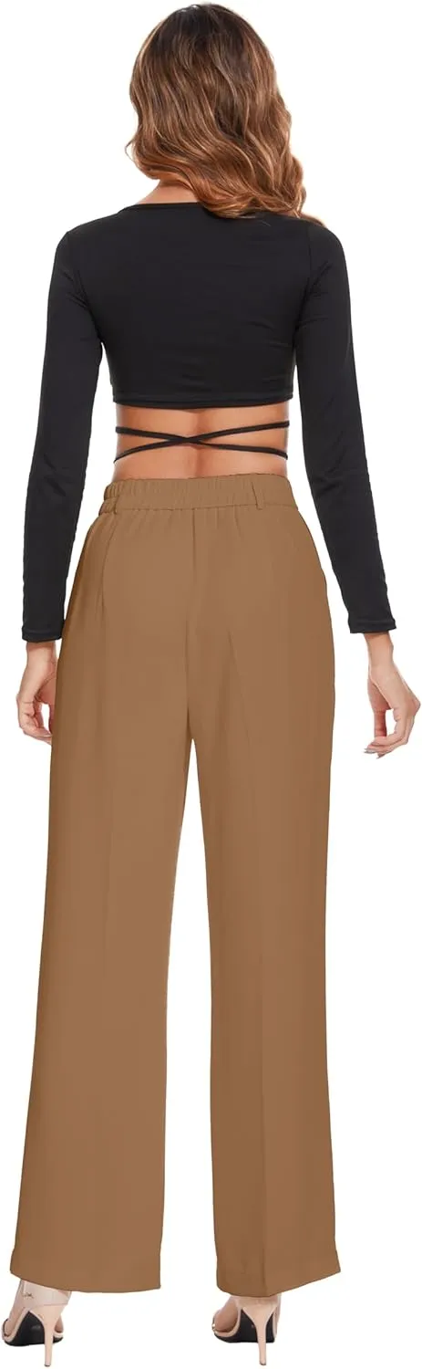2025 Work Pants for Women Business Casual Office Dress Pants Trousers with Pockets