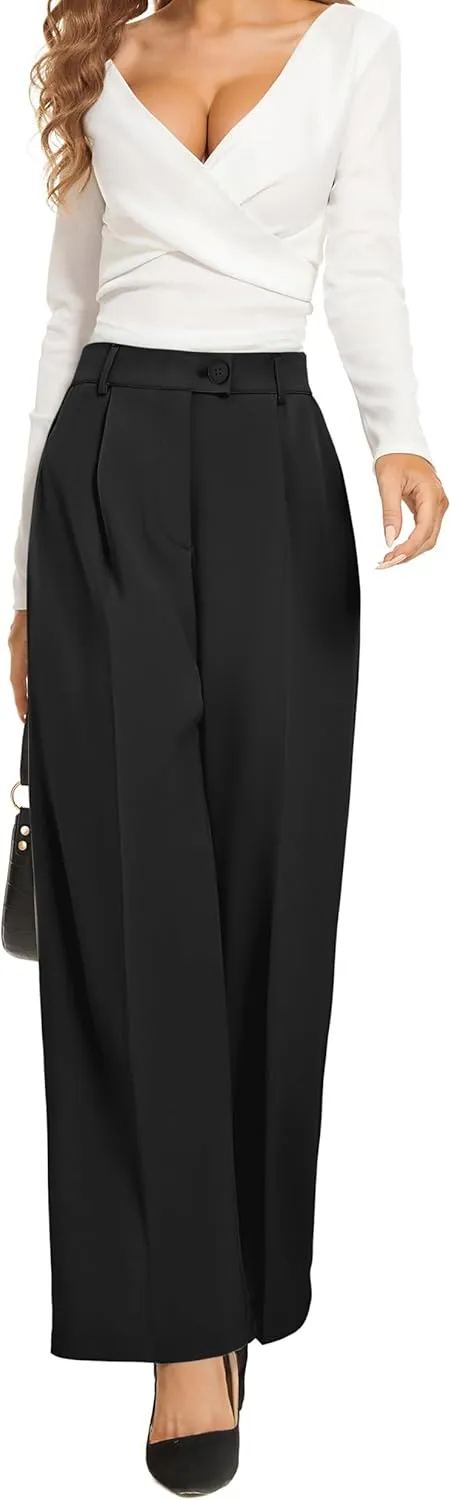 2025 Work Pants for Women Business Casual Office Dress Pants Trousers with Pockets