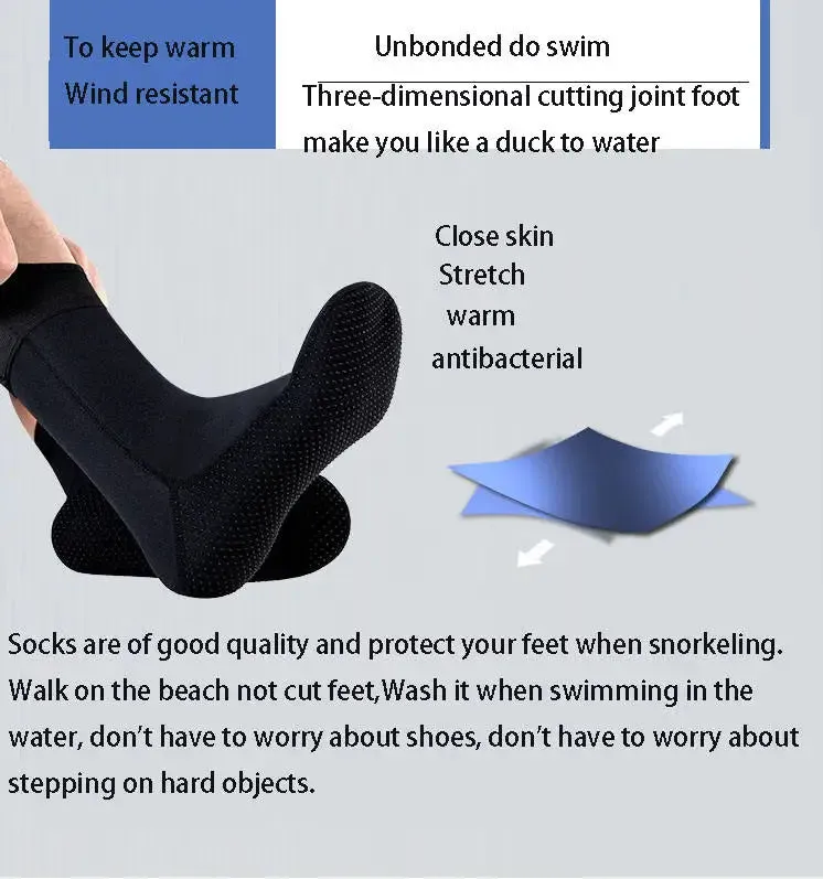 5mm Neoprene Diving Socks