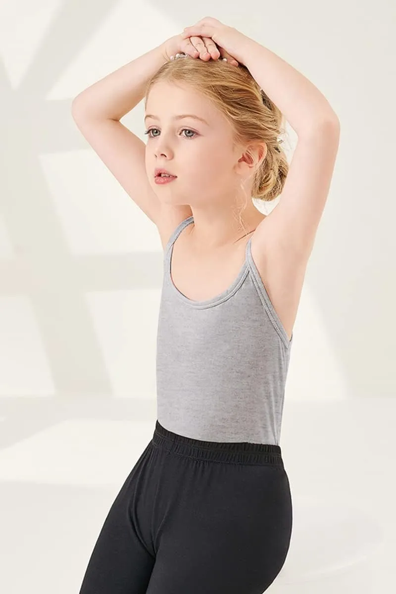 Anktry 2-8 Years Little Girls Soft Camisole Undershirts 4 Pack Kids Comfort Breathable Tank Tops