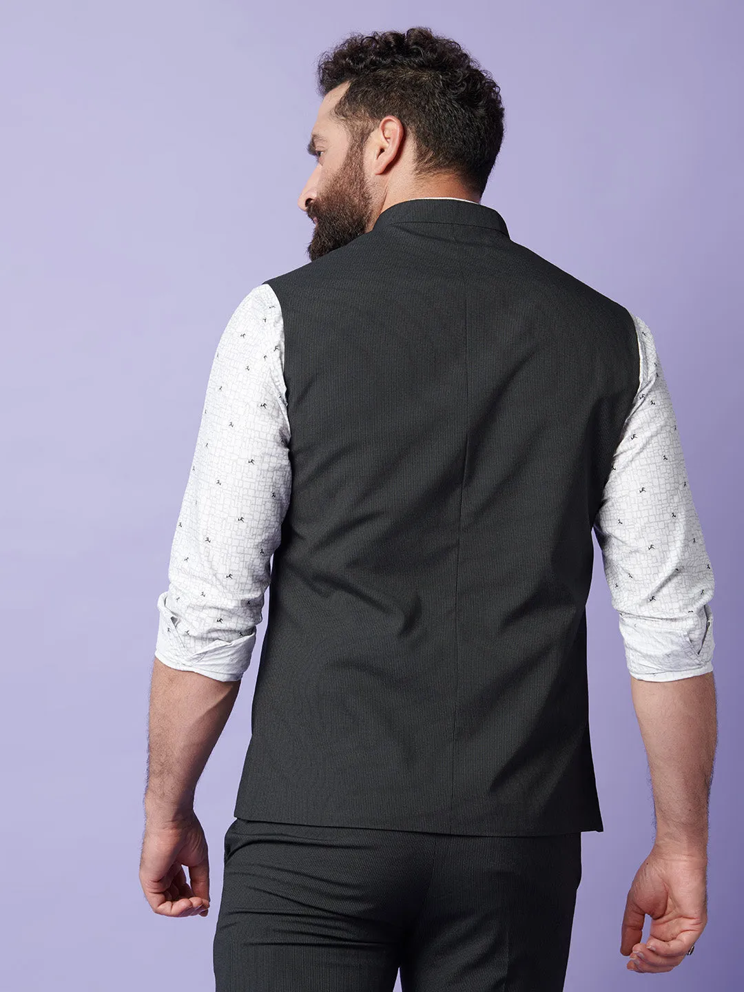 Basic Black Nehru Jacket