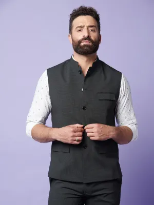Basic Black Nehru Jacket