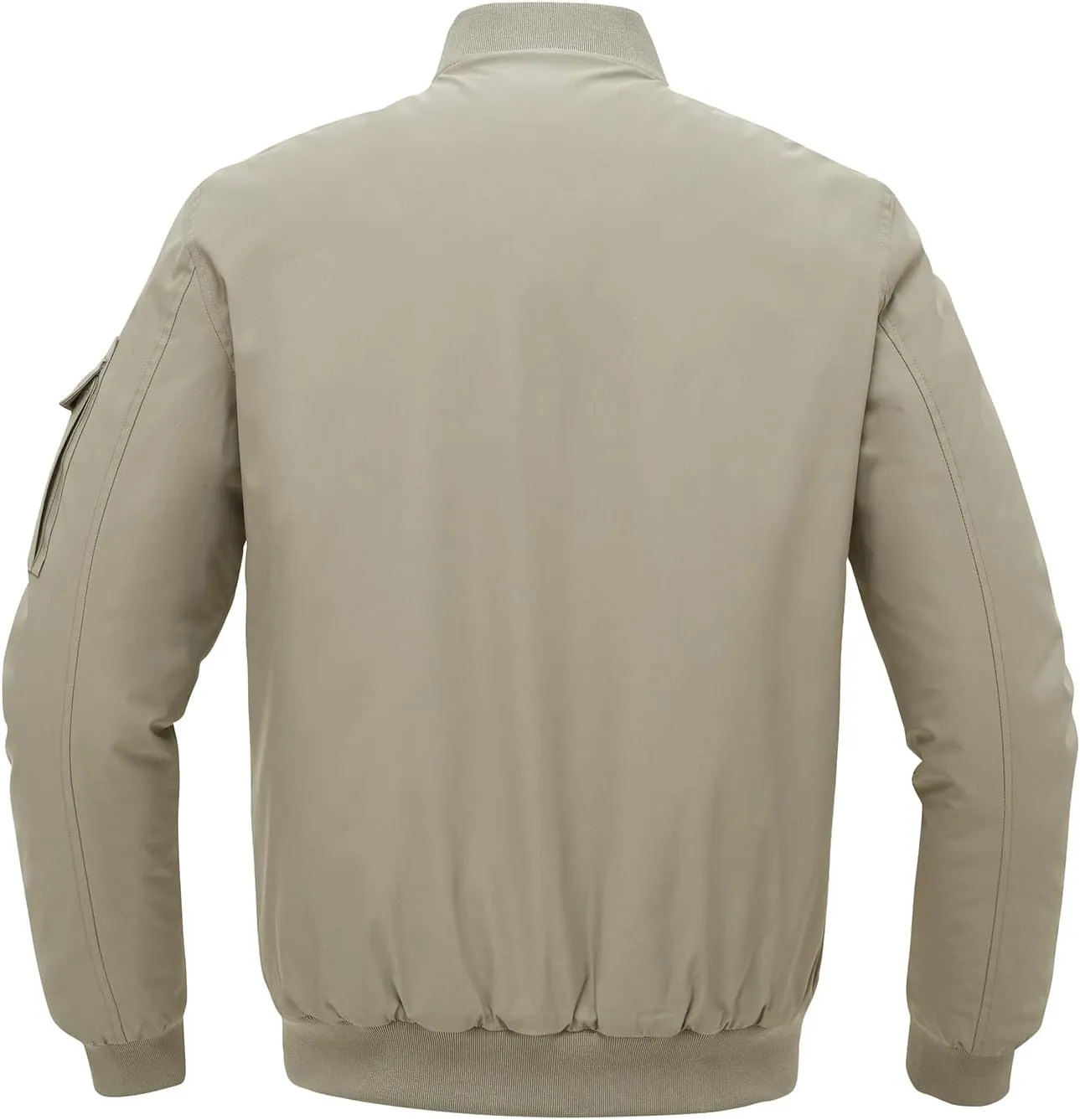 BGOWATU Men's Jacket Windproof Quilted Bomber Jackets Casual Fall Winter Warm Padded Coats Outwear