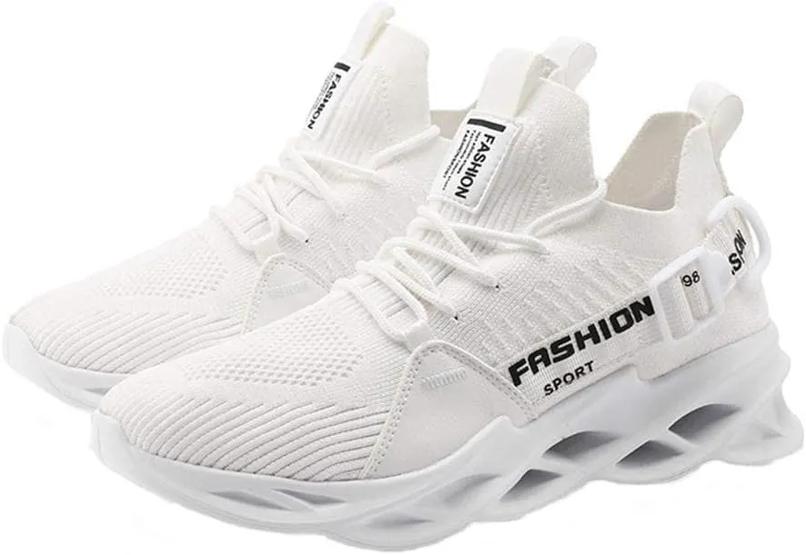 BORAMAX Men Sport Running Shoes Athletic Sneakers Walking Shoe for Men Mesh Breathable Outdoor Non-Slip Shoes Basketball Shoe