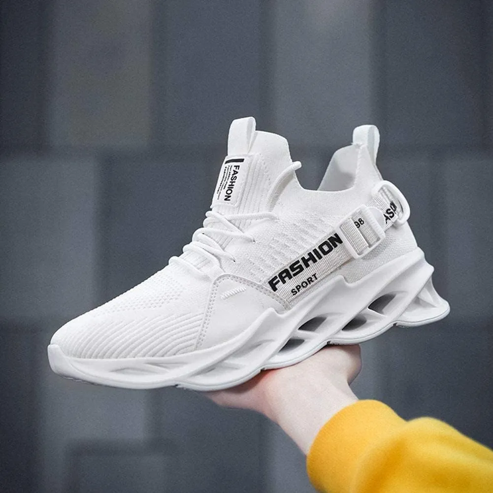 BORAMAX Men Sport Running Shoes Athletic Sneakers Walking Shoe for Men Mesh Breathable Outdoor Non-Slip Shoes Basketball Shoe