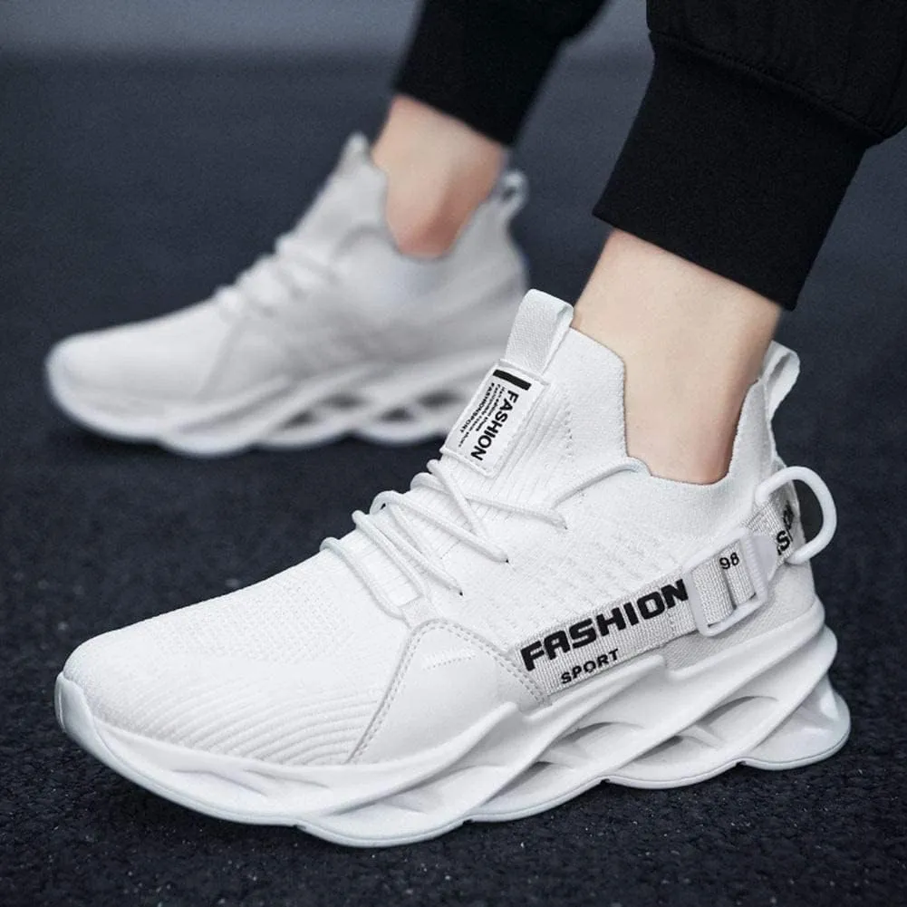 BORAMAX Men Sport Running Shoes Athletic Sneakers Walking Shoe for Men Mesh Breathable Outdoor Non-Slip Shoes Basketball Shoe
