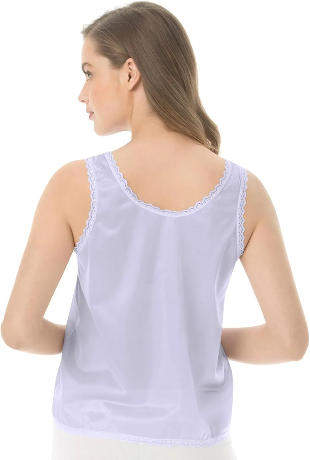 Comfort Choice Plus Size Lace-Trim Camisole