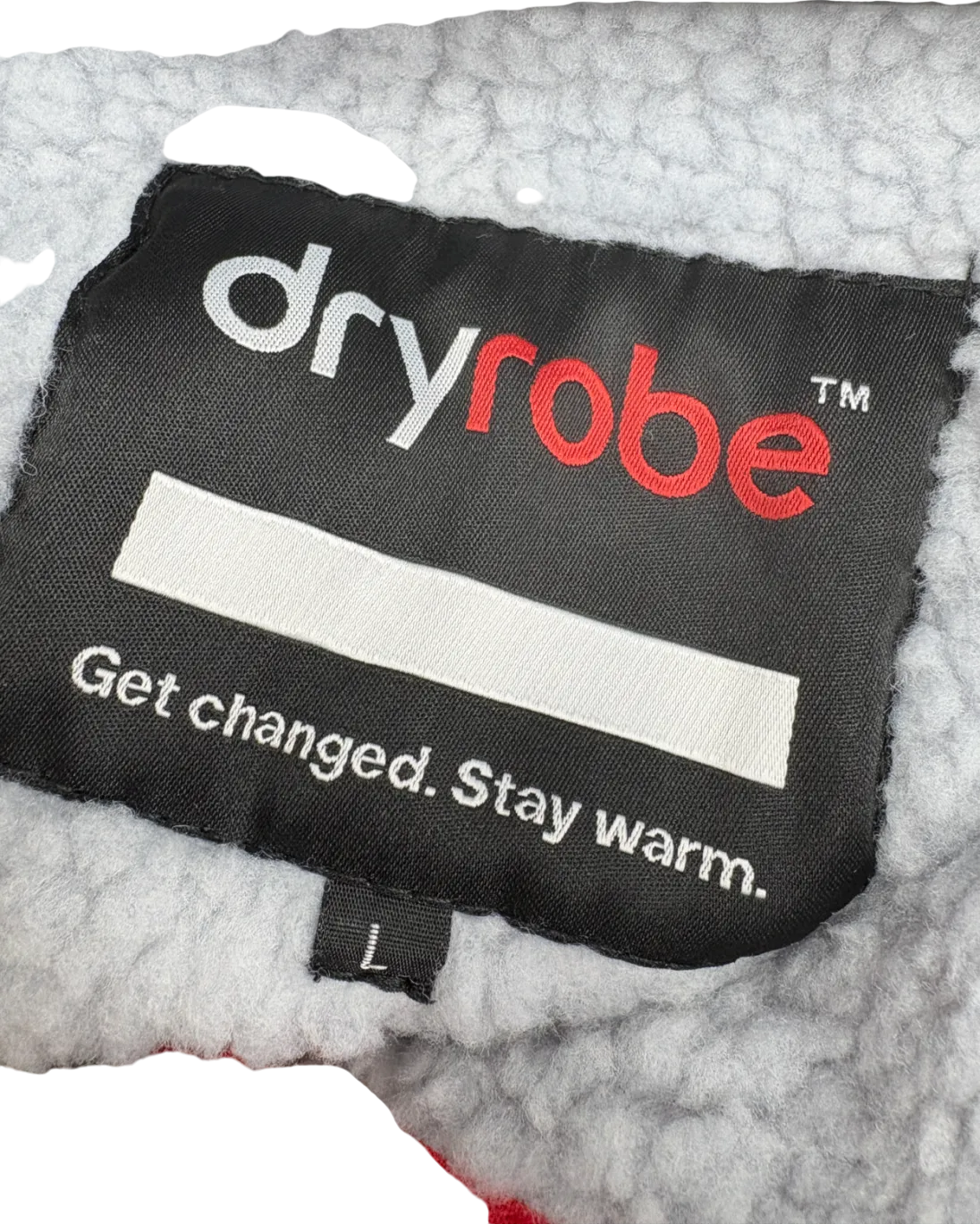 Dryrobe Red Diet Coke All Weather Robe Coat UK L