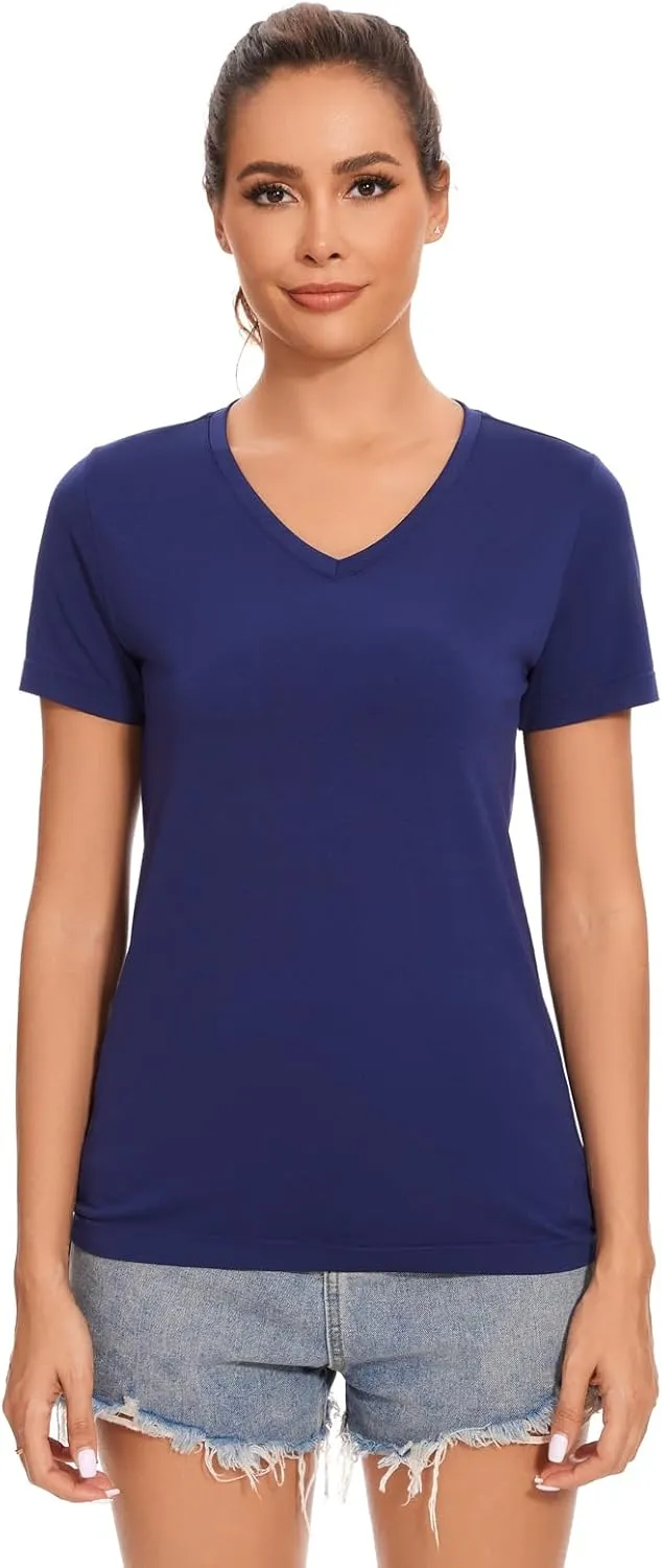 GXXGE Quick Dry Workout Tops for Women Short Sleeve Athletic Tees Breathable Gym Running Yoga T Shirts Sun Protection UPF50 