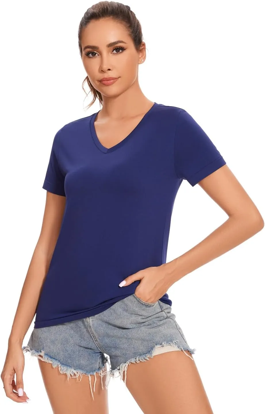 GXXGE Quick Dry Workout Tops for Women Short Sleeve Athletic Tees Breathable Gym Running Yoga T Shirts Sun Protection UPF50 