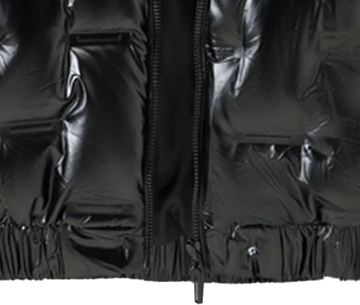 JEsilunmaMY Men's Thicken Shiny Puffer Jacket Winter Coat Zip Up Hooded Parka Down Jacket Waterproof Warm Snow Ski Puffy Coat