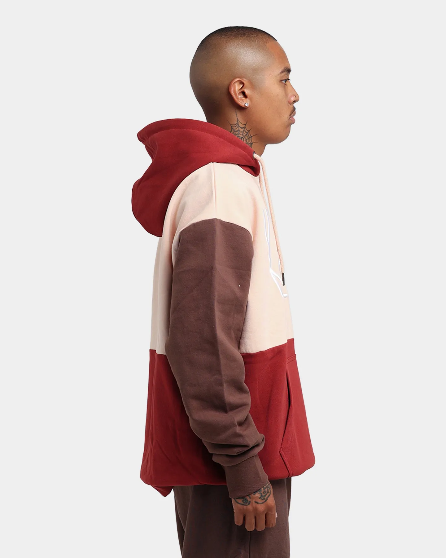 Karl Kani Signature Block Hoodie Rose