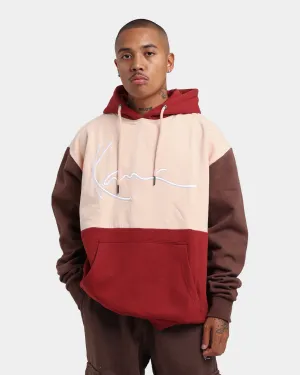 Karl Kani Signature Block Hoodie Rose