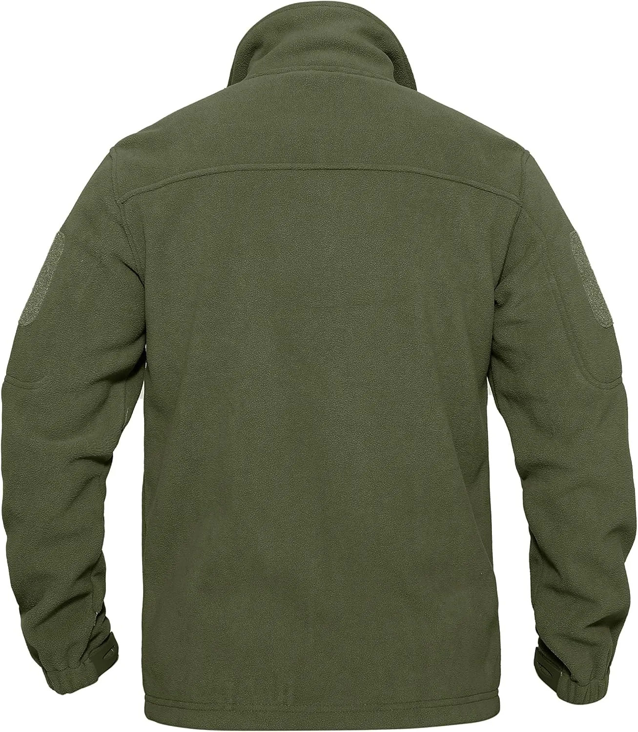 KEFITEVD Men's Tactical Fleece Jackets Full Zip Casual Outdoor Winter Warm Jacket Multi Pockets