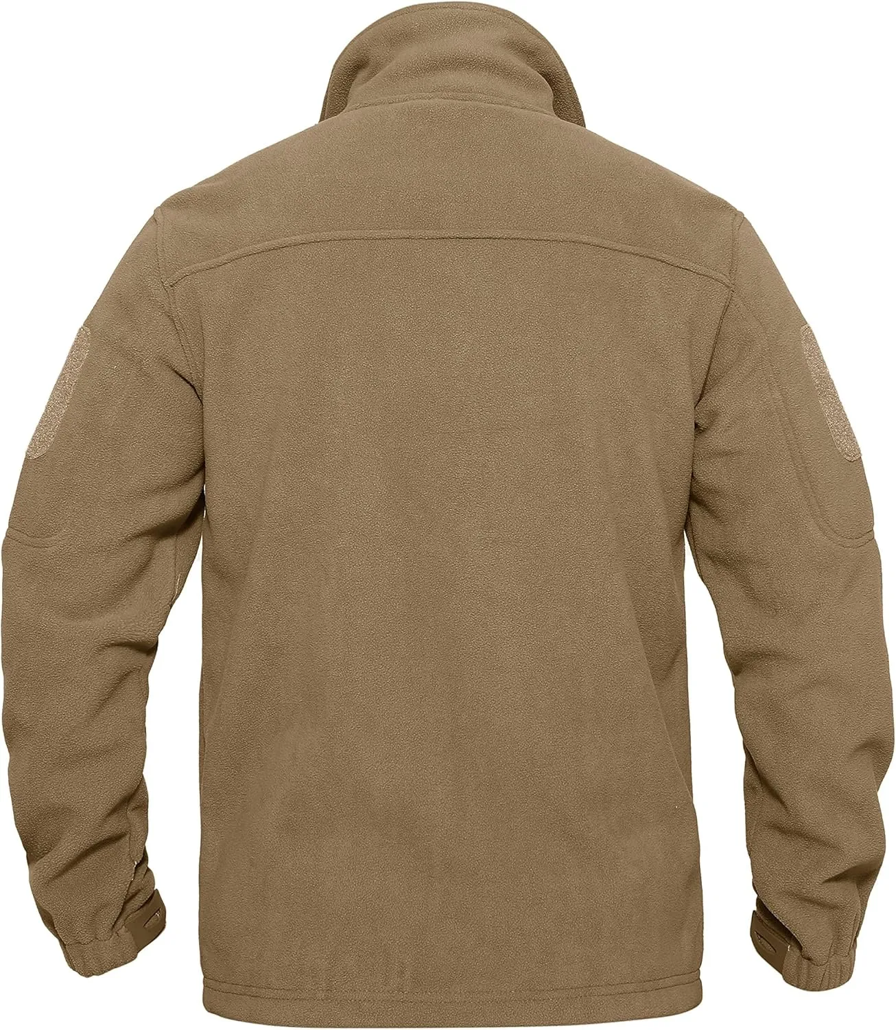 KEFITEVD Men's Tactical Fleece Jackets Full Zip Casual Outdoor Winter Warm Jacket Multi Pockets