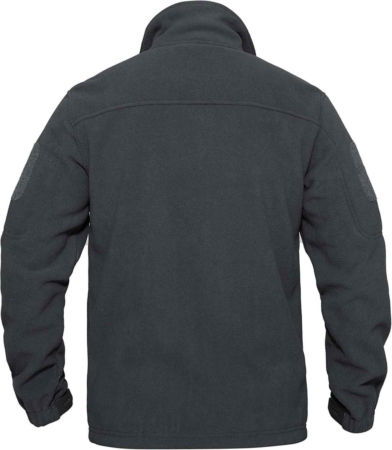 KEFITEVD Men's Tactical Fleece Jackets Full Zip Casual Outdoor Winter Warm Jacket Multi Pockets