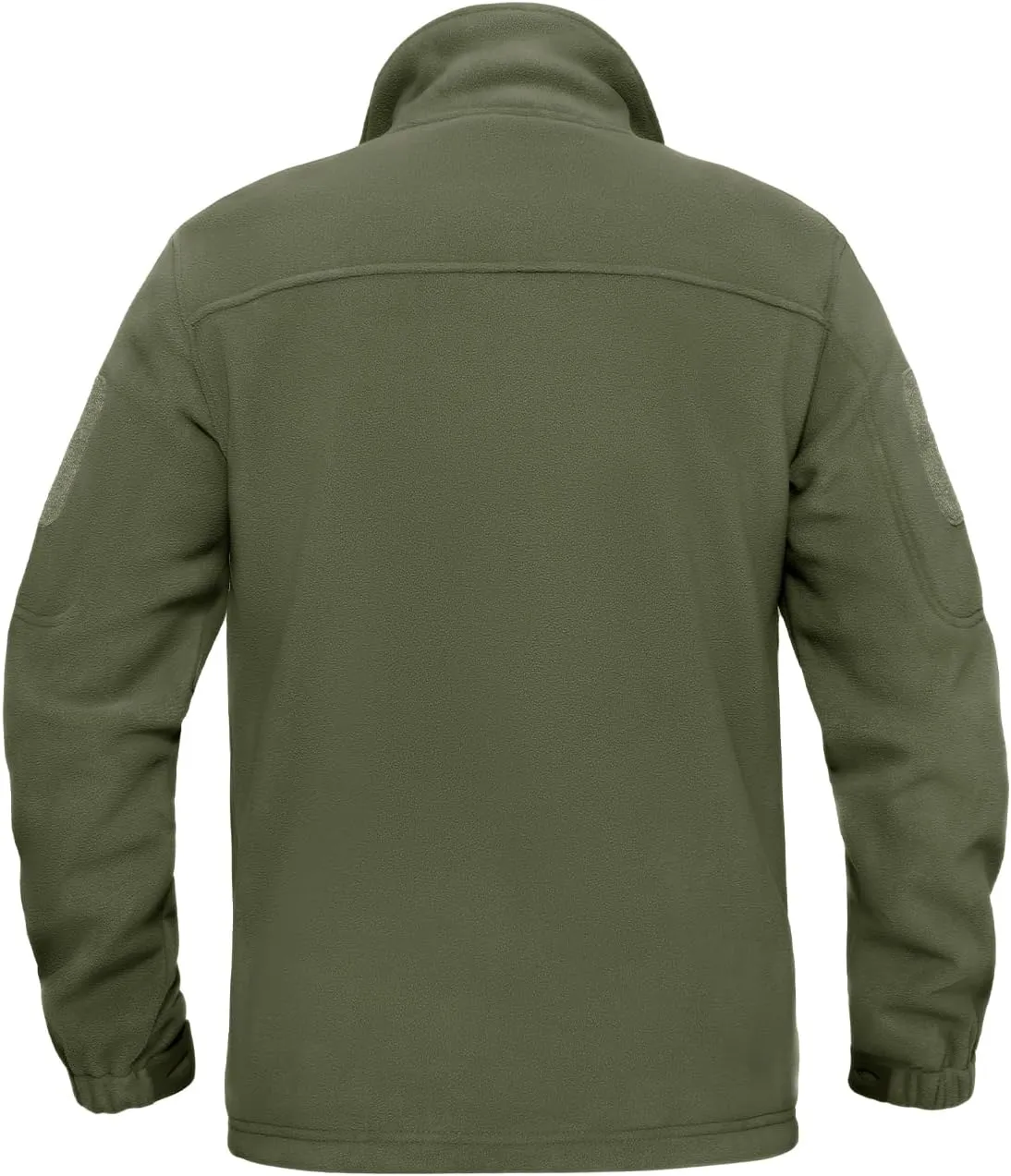 MAGNIVIT Mens Fleece Jackets Full Zip Tactical Jacket Fall Winter Hunting Windproof Soft Warm Polar Coats with 5 Zip Pockets
