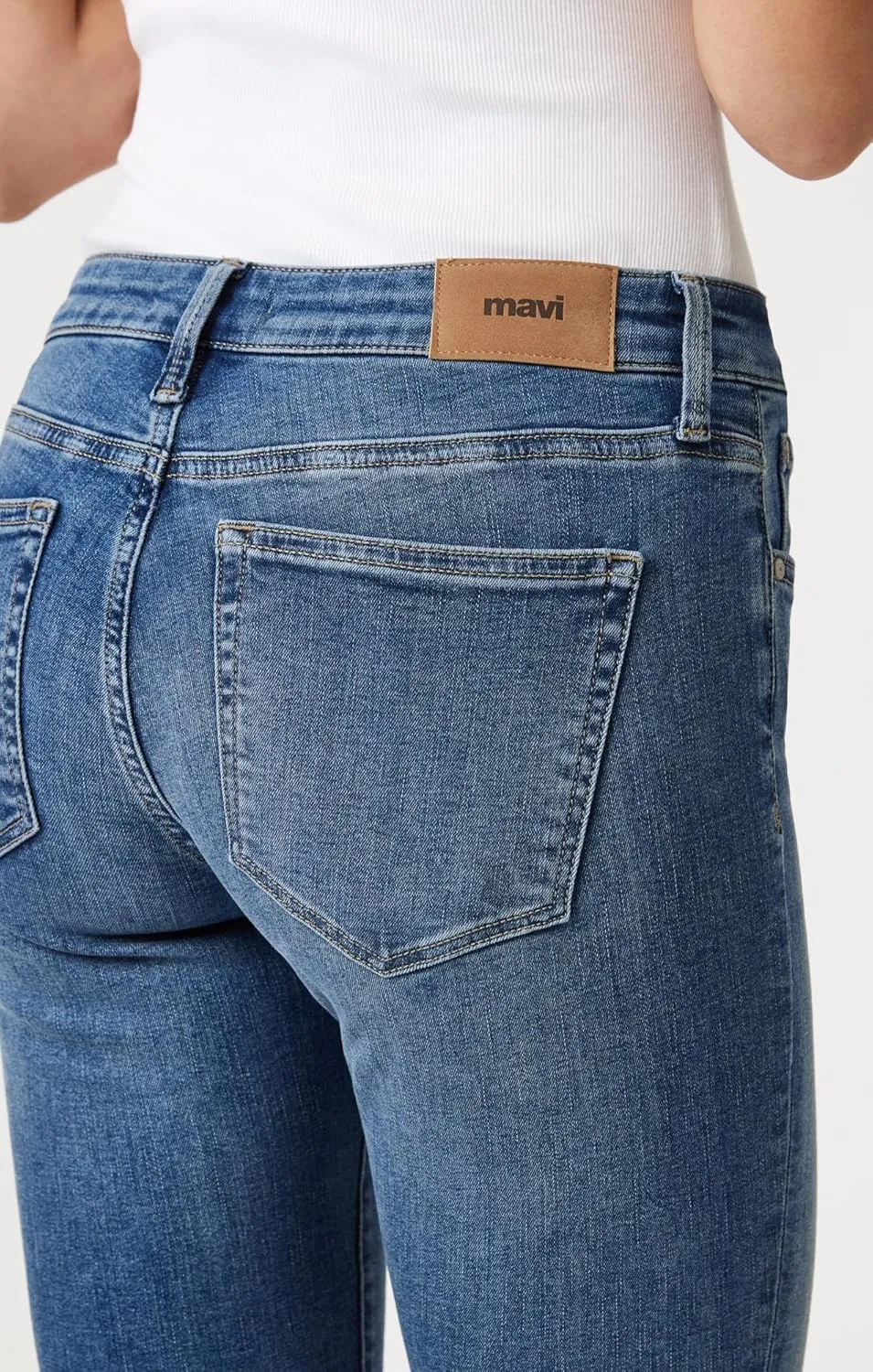 Mavi Women's Alexa Mid-Rise Skinny Jeans