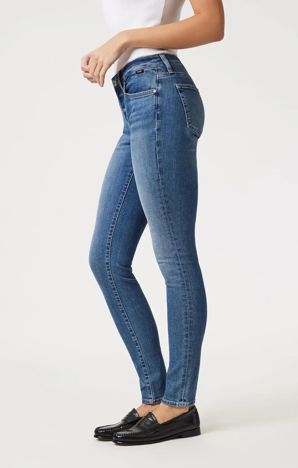 Mavi Women's Alexa Mid-Rise Skinny Jeans
