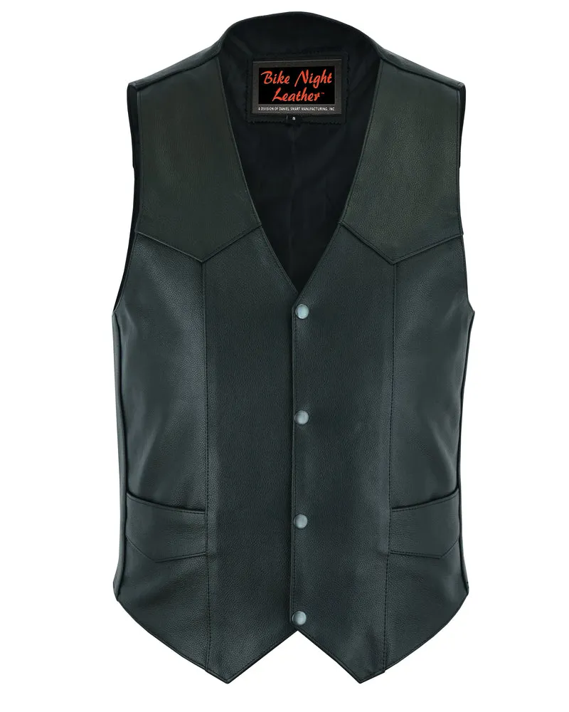 Men's Plain Side Economy Vest