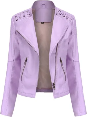 Miyaomn Casual Fall Pea Coat for Women Long Sleeve Stand Collar Cardigan Mid-Long Open Front Outerwear Office Business Jacket