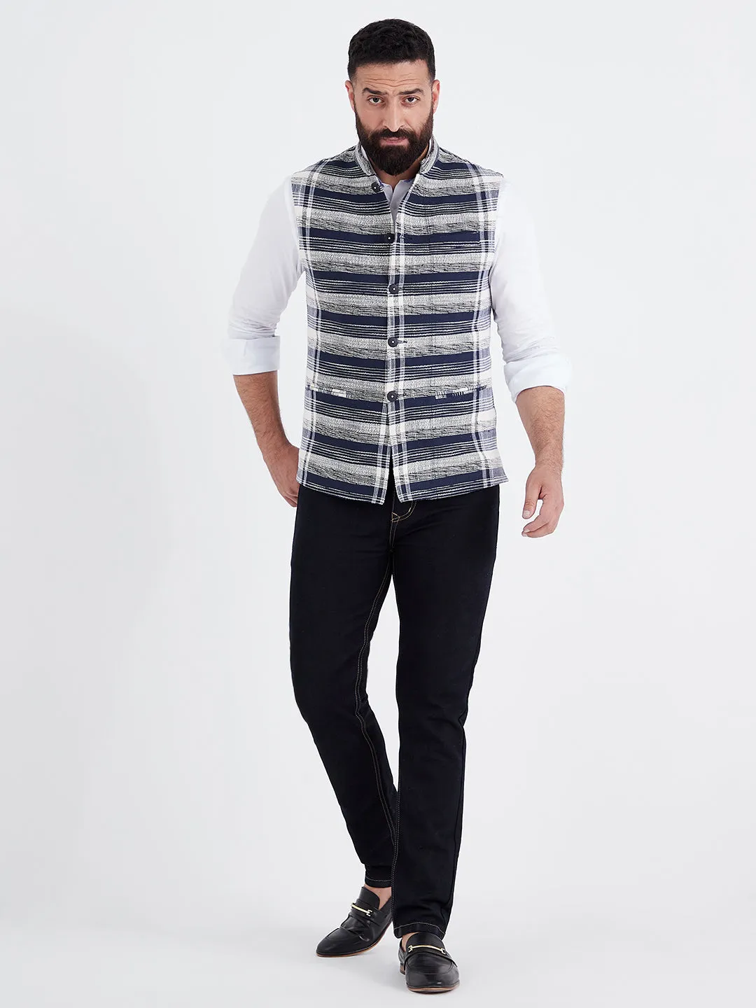 Needlepnt Nehru Jacket