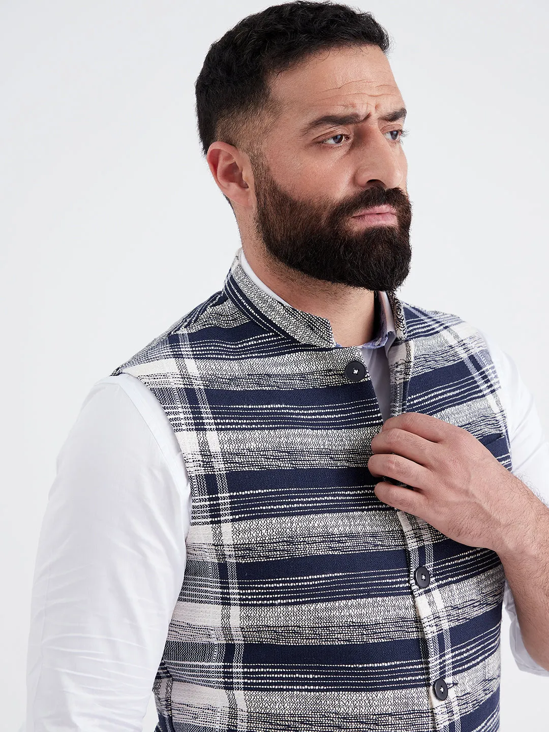 Needlepnt Nehru Jacket