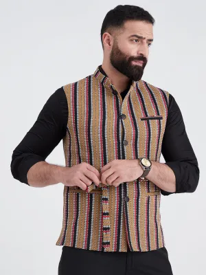 Old Gold Nehru Jacket