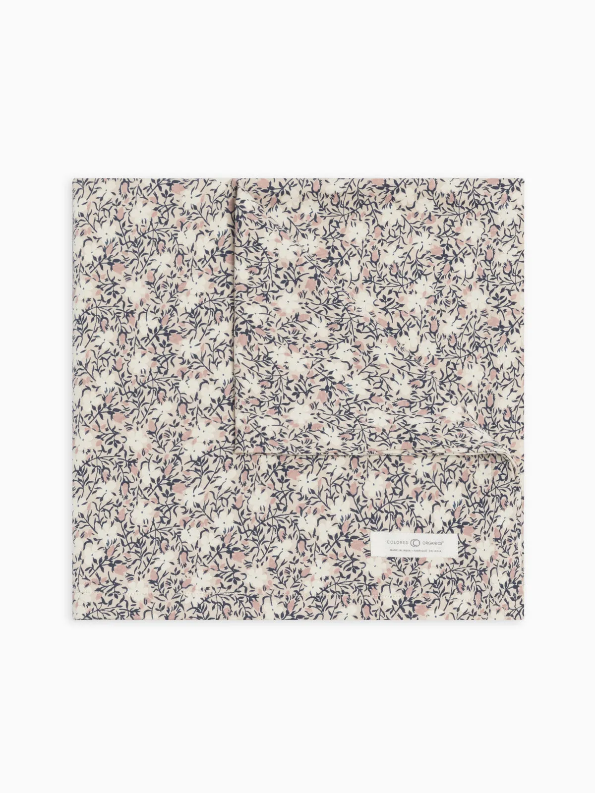 Organic Baby Swaddle Blanket - Verbena Floral