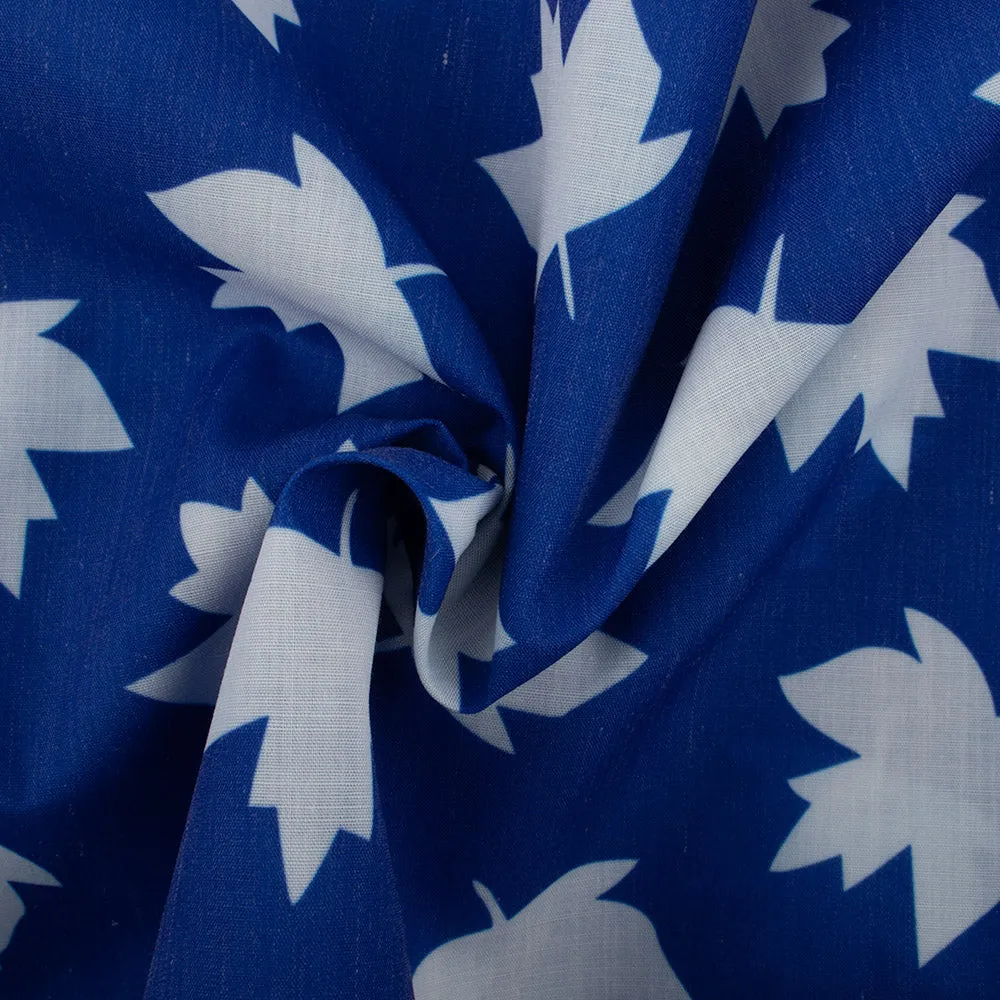 Patriotic prints - Maple leaf - Blue