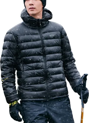 Pioneer Camp Mens Lightweight Puffer Jacket 800 power down fill XYR301003