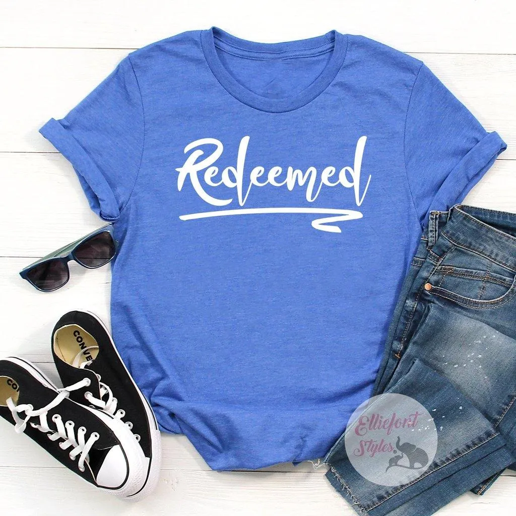 Redeemed Bible Verse Shirt Religious Shirts
