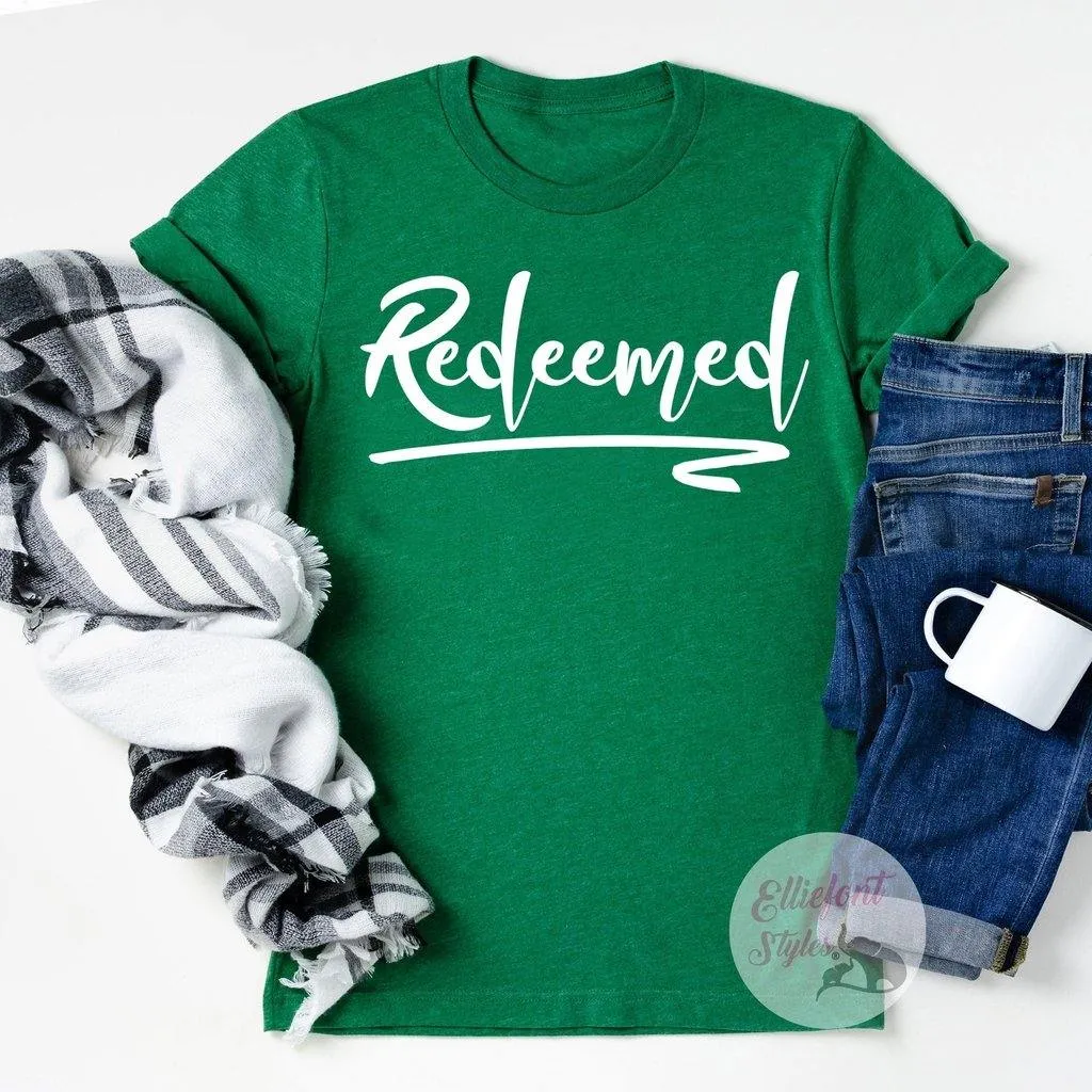 Redeemed Bible Verse Shirt Religious Shirts