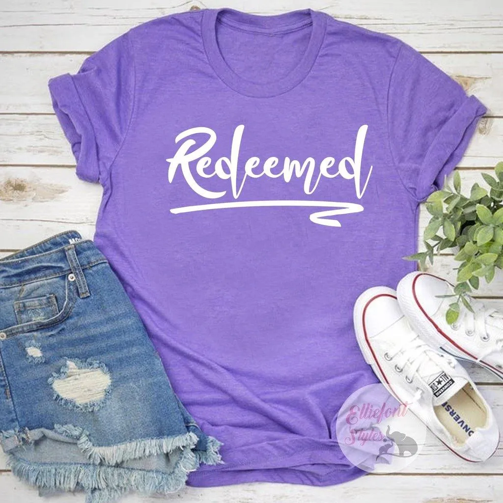 Redeemed Bible Verse Shirt Religious Shirts