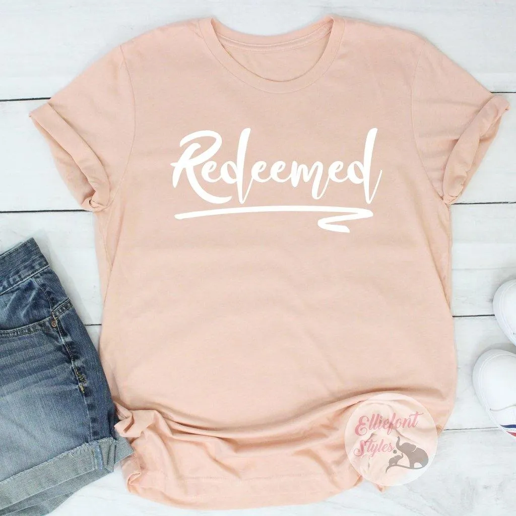 Redeemed Bible Verse Shirt Religious Shirts