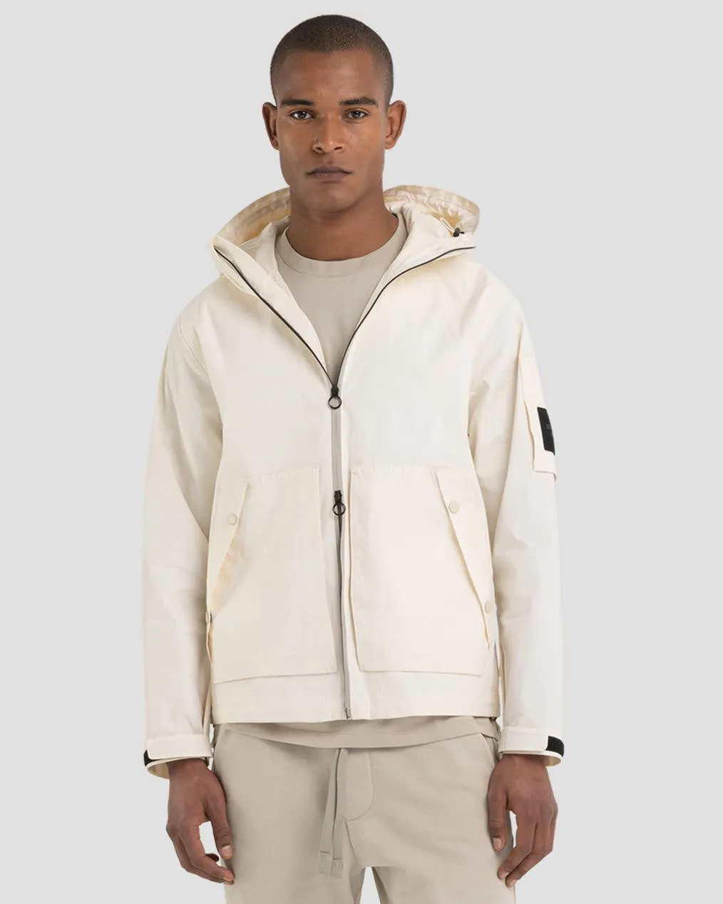 Replay Sartoriale Hooded Jacket - Butter