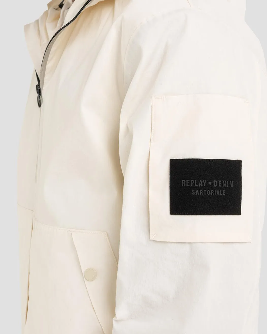Replay Sartoriale Hooded Jacket - Butter