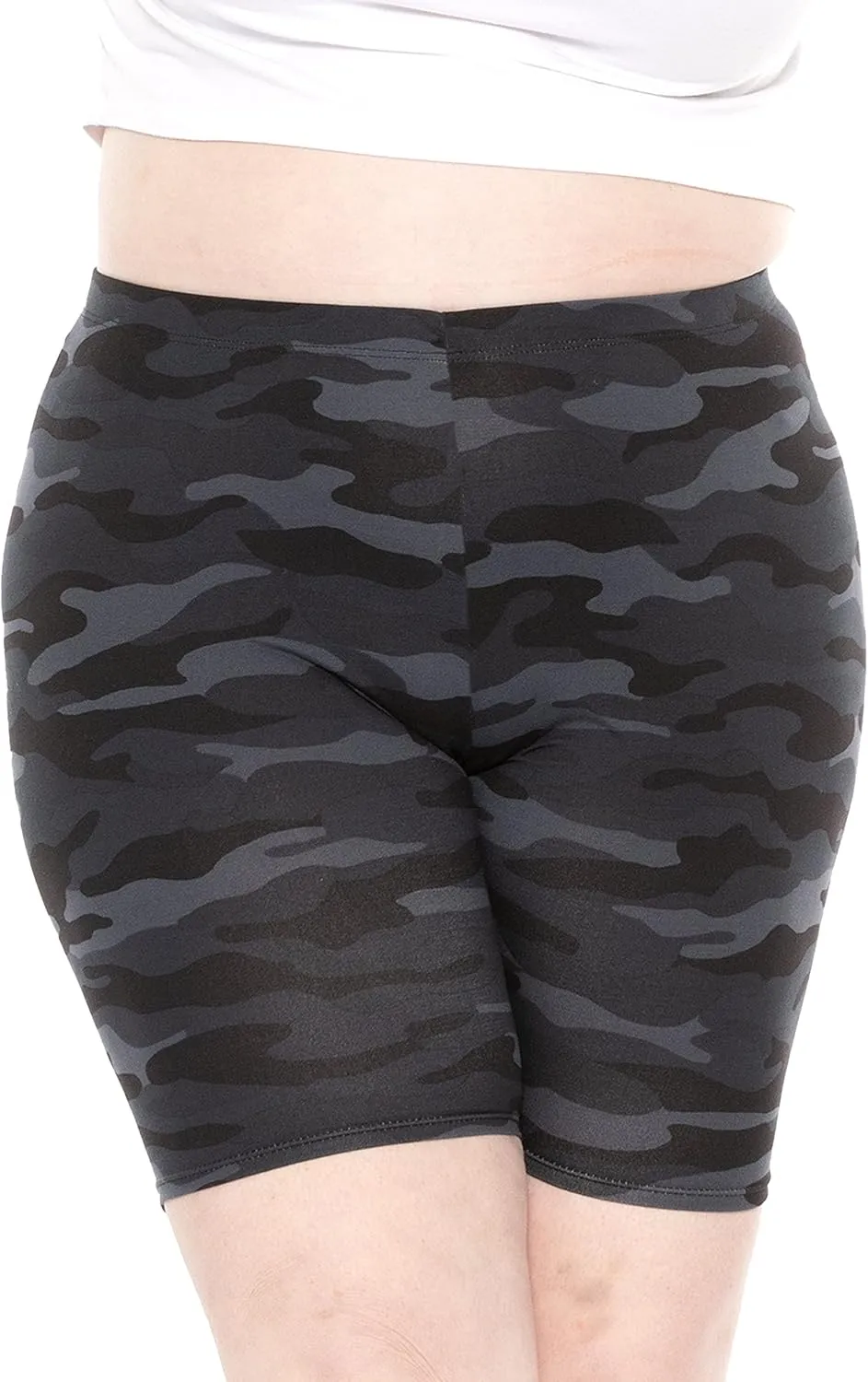 STRETCH IS COMFORT Women's Plus Size Cotton Biker Shorts | Cotton | X-Large - 7X