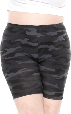 STRETCH IS COMFORT Women's Plus Size Cotton Biker Shorts | Cotton | X-Large - 7X