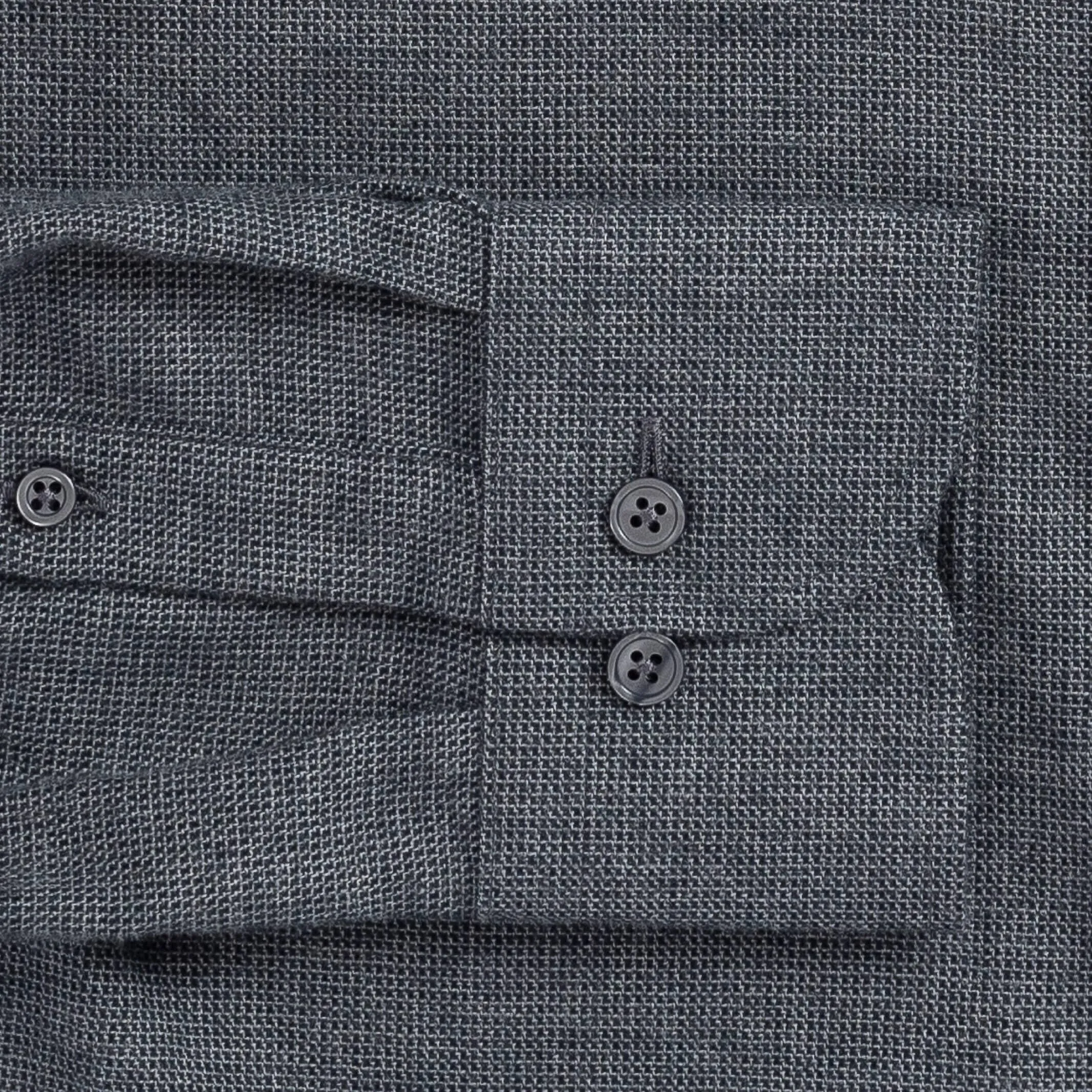 The Charcoal Holmes Flannel Custom Shirt