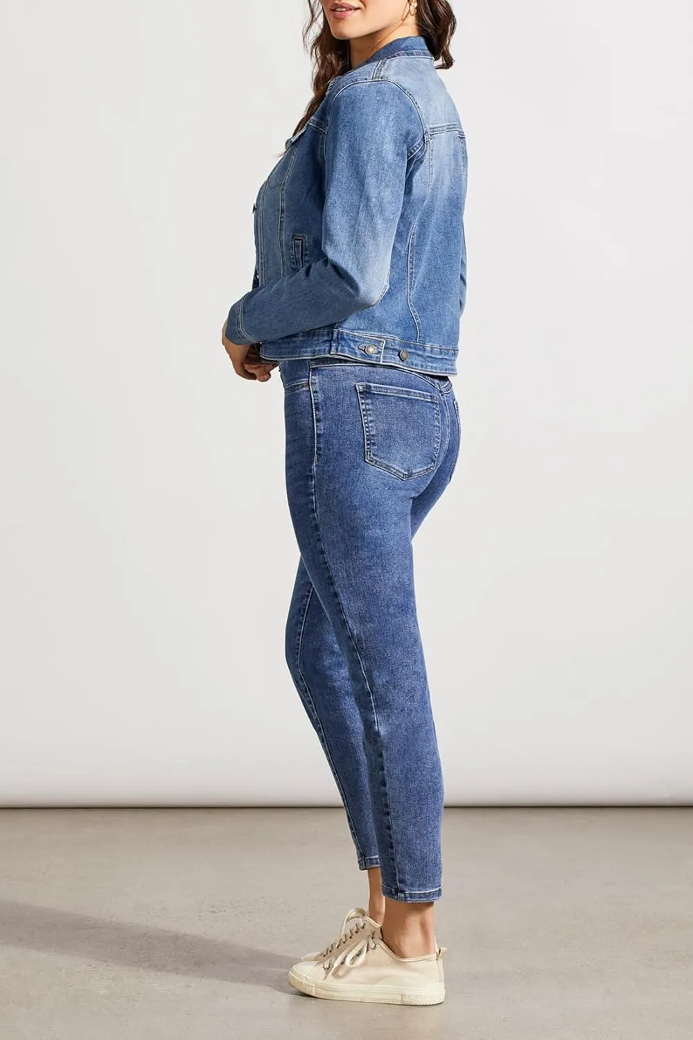 Tribal Women's Comfort Denim Jacket