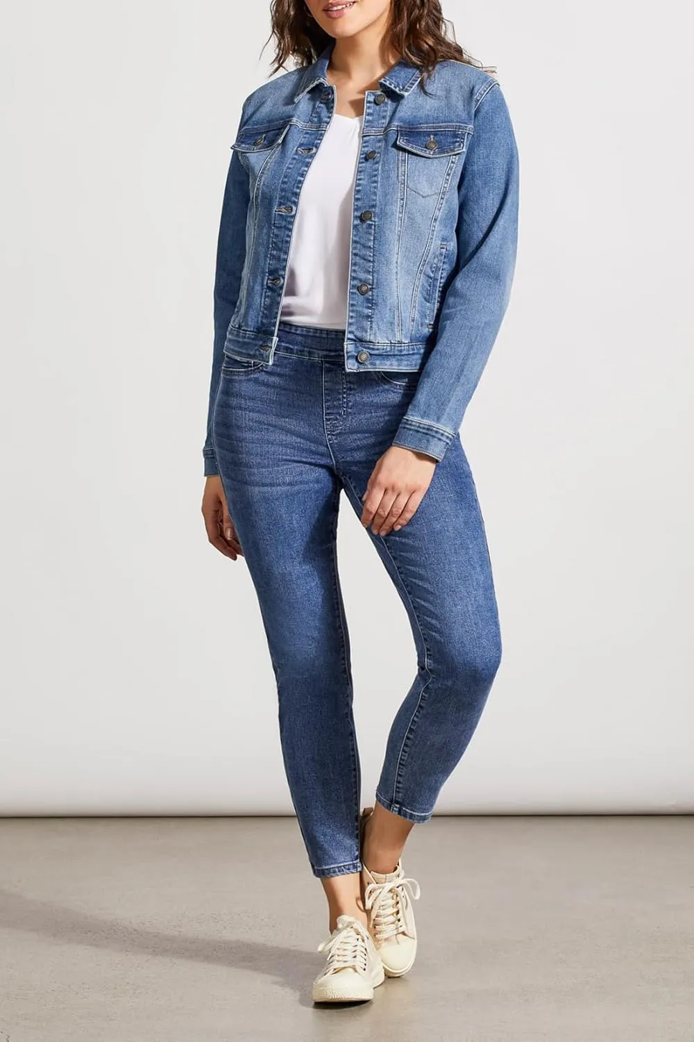 Tribal Women's Comfort Denim Jacket