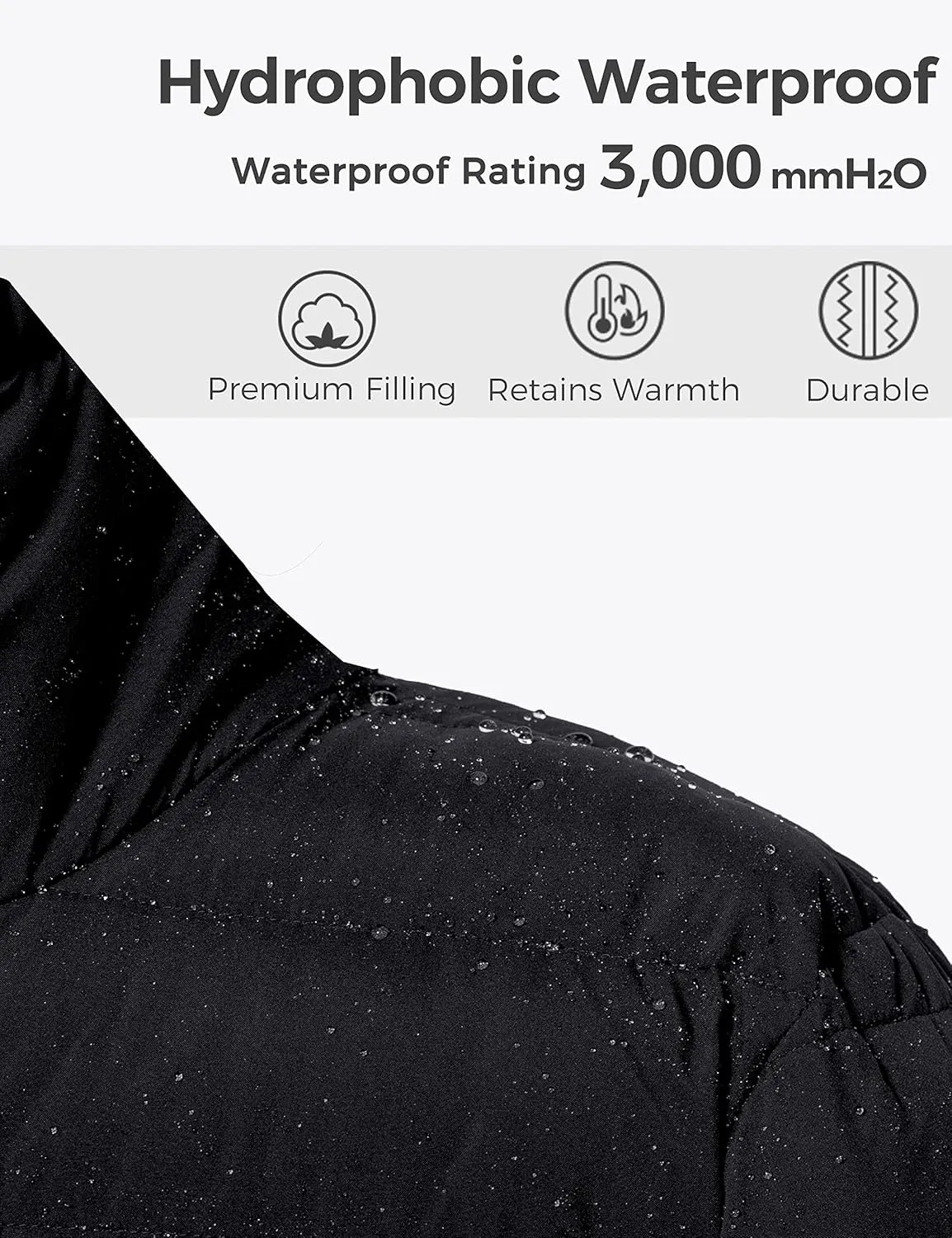 wantdo Women's Plus Size Lightweight Jackets Full-Zip Quilted Warm Jacket with Hood