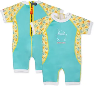 Warmiebabes Baby and Toddler Swimsuit, Thermal Baby Swimsuit Made with UPF50  Neoprene, Quick-Dry Wetsuit
