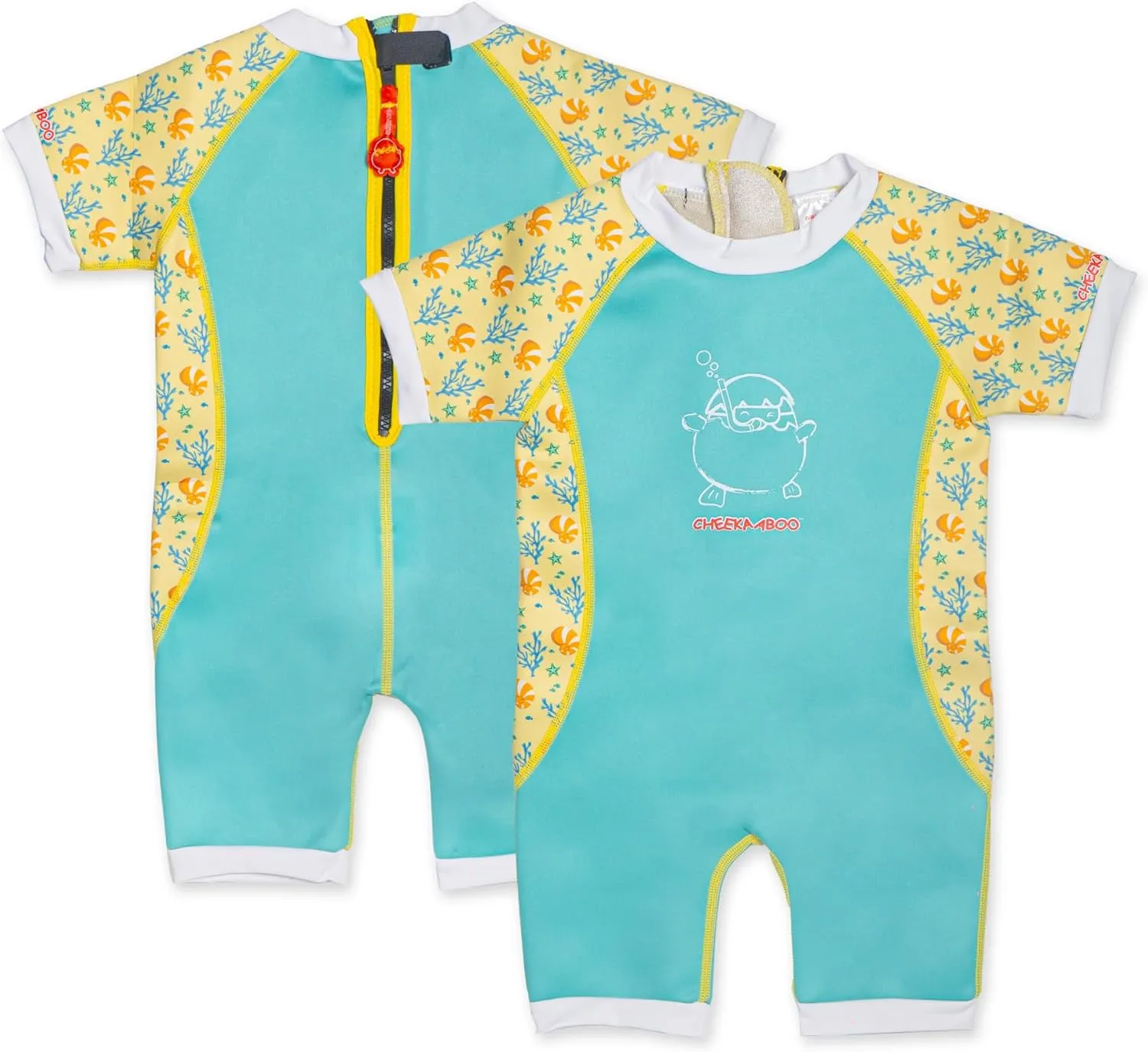 Warmiebabes Baby and Toddler Swimsuit, Thermal Baby Swimsuit Made with UPF50  Neoprene, Quick-Dry Wetsuit