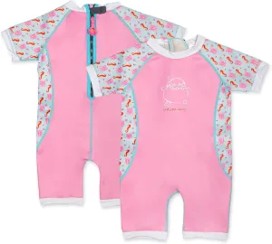 Warmiebabes Baby and Toddler Swimsuit, Thermal Baby Swimsuit Made with UPF50  Neoprene, Quick-Dry Wetsuit