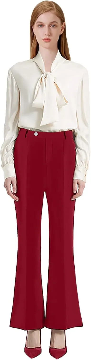 Wemaliyzd Women's Suits 2 Piece Work Office Peak Lapel Slim Fit Office Lady Blazer Pants